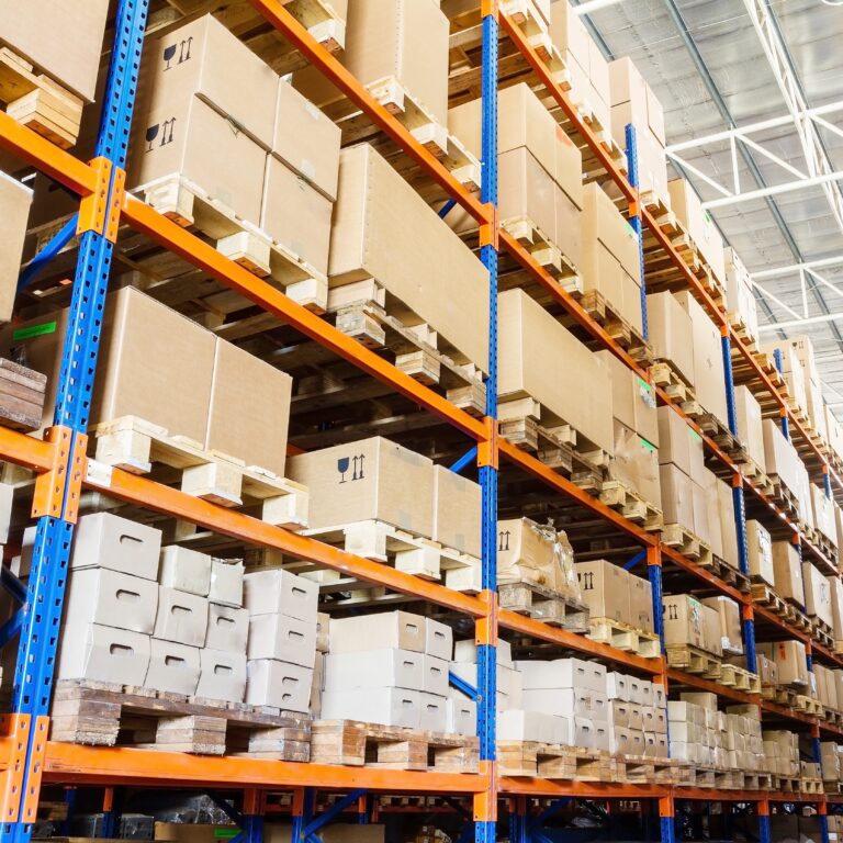 Packages in a warehouse