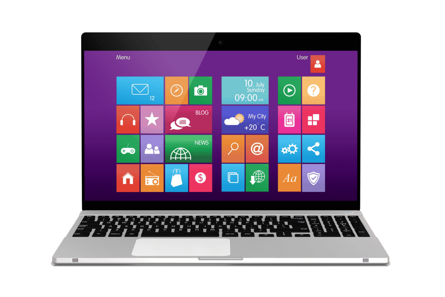 microsoft applications on a laptop, including dynamics gp and finance and operations