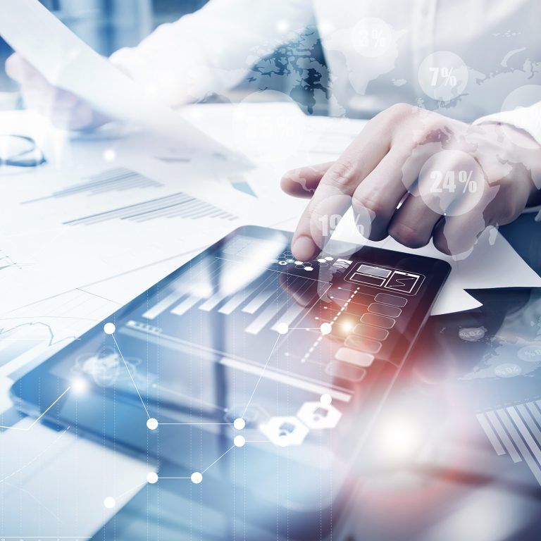 A consultant uses freight invoice auditing software.