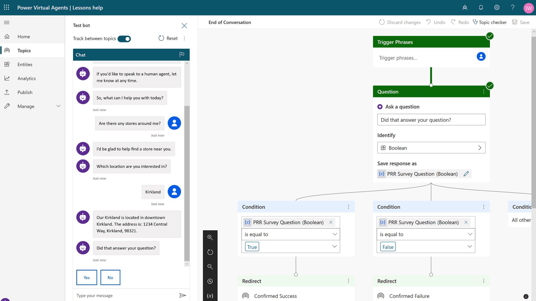 power virtual agents app in microsoft teams uses a bot framework composer for creating a bot
