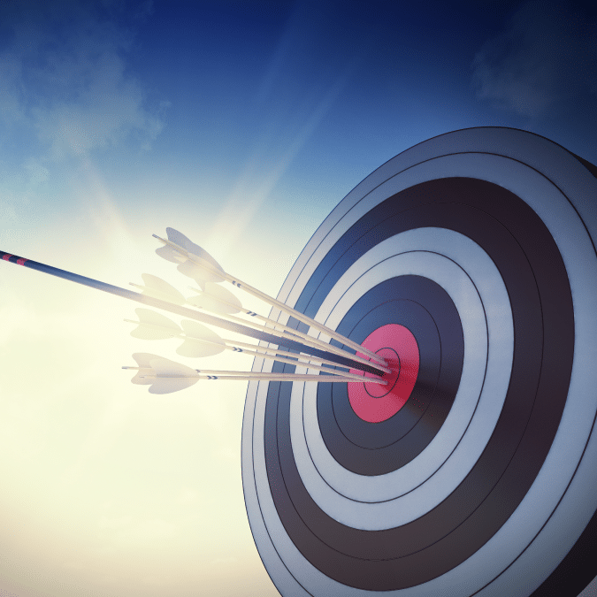 Bullseye target