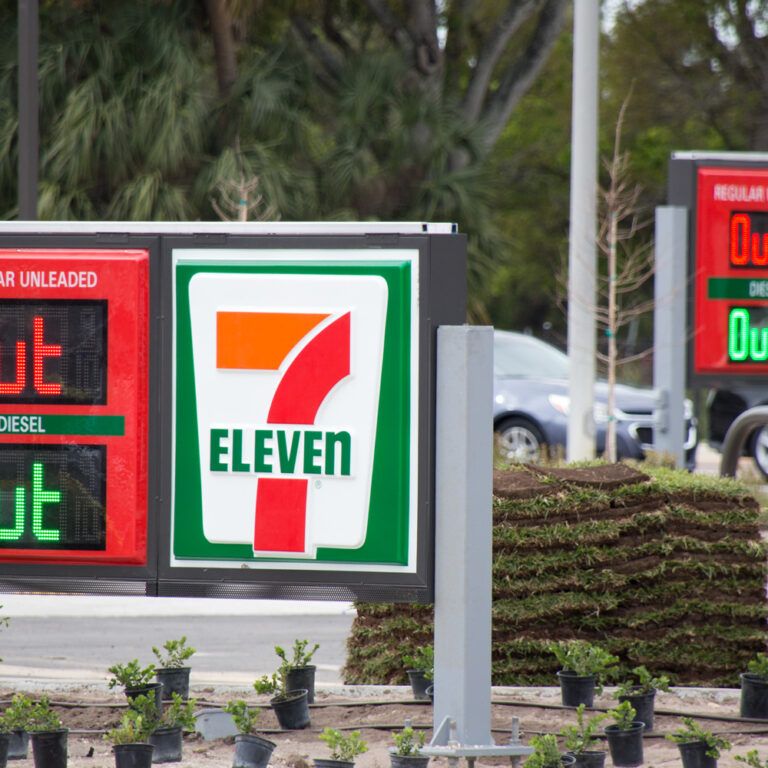 Gas station out of gas