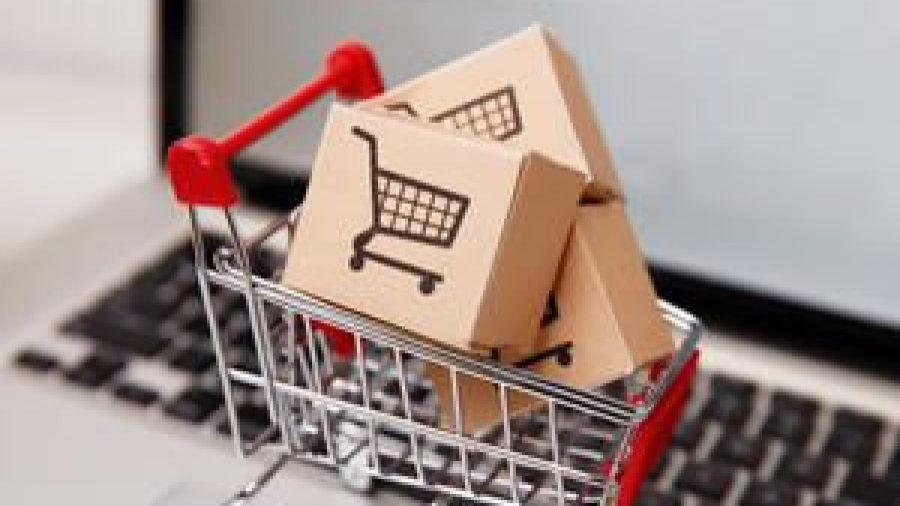 Packages in a shopping cart
