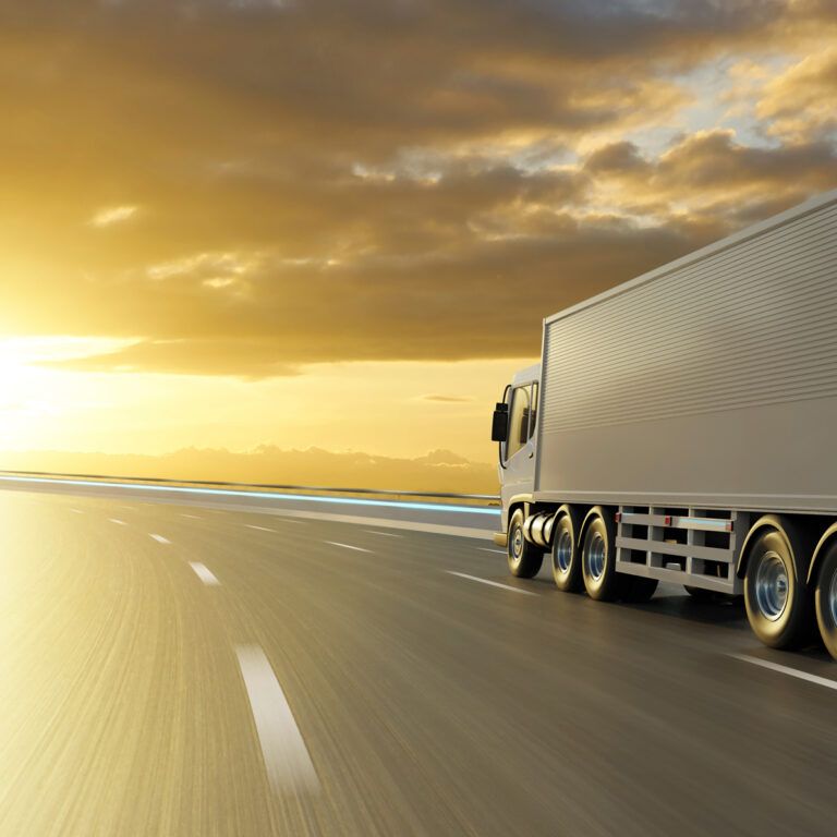freight truck on highway