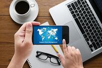 A map on an iphone