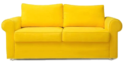 couch ordered from bi dashboards on a mobile app