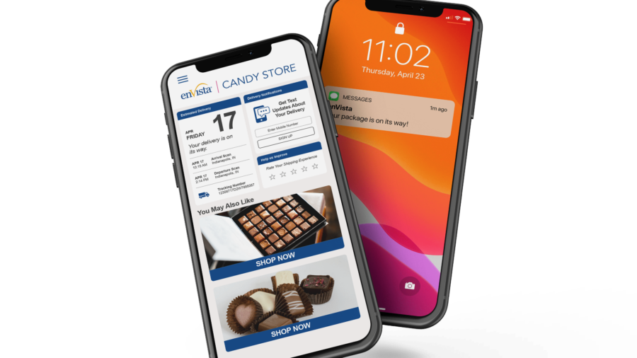 shipment notification on iphone