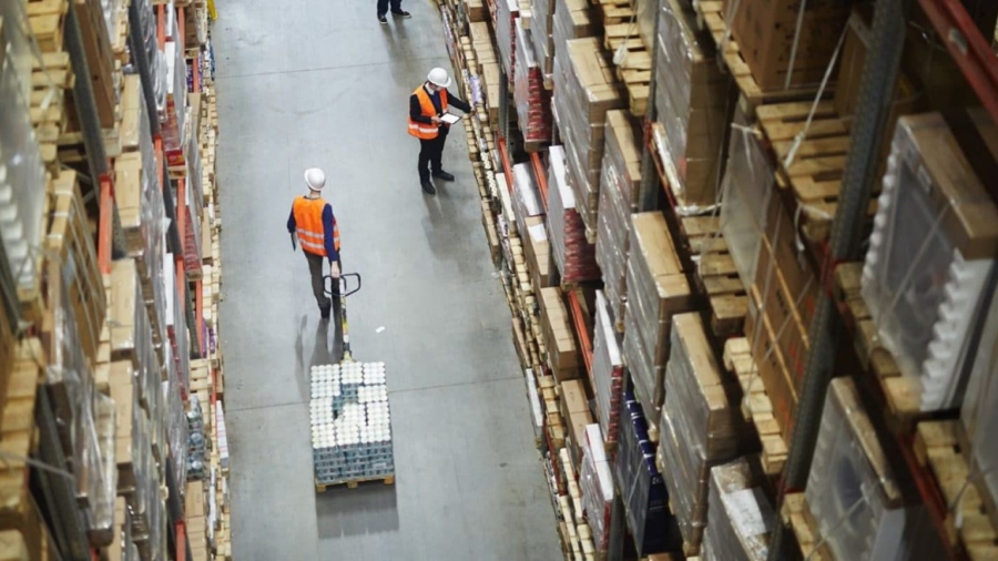OMS is used for inventory visibility in a warehouse.