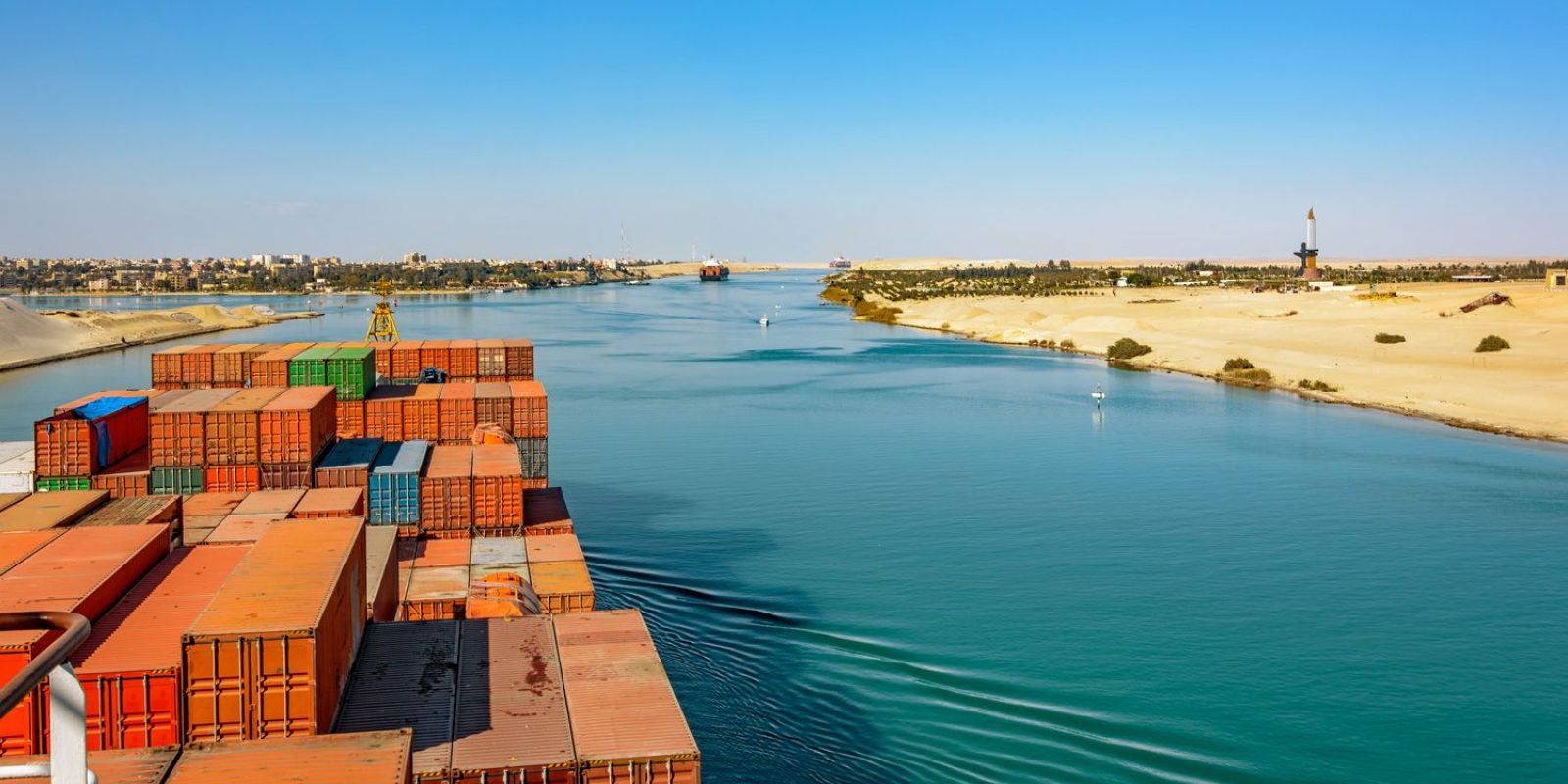 A marine traffic jam