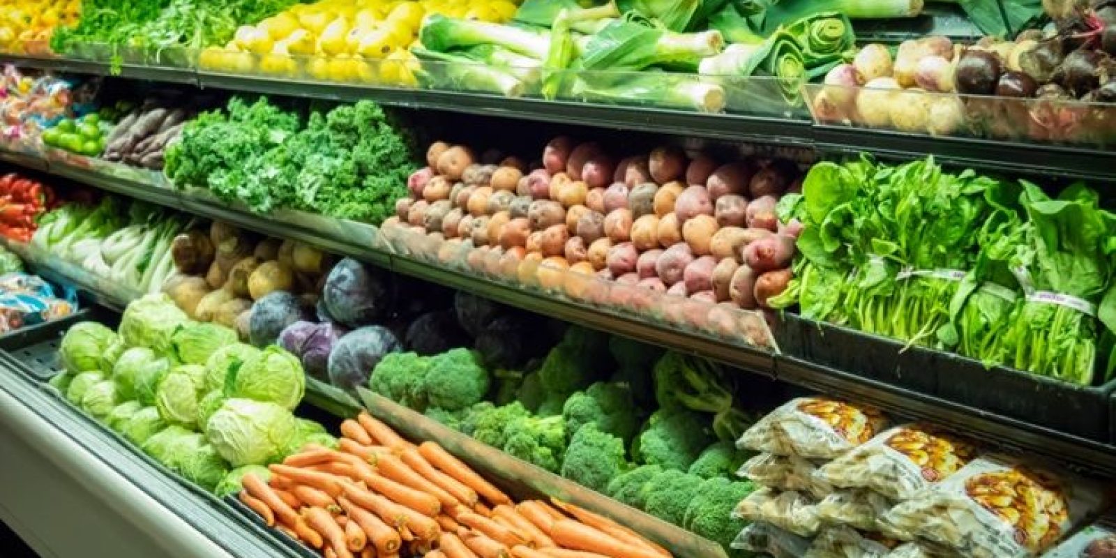 Vegetables at the grocery store