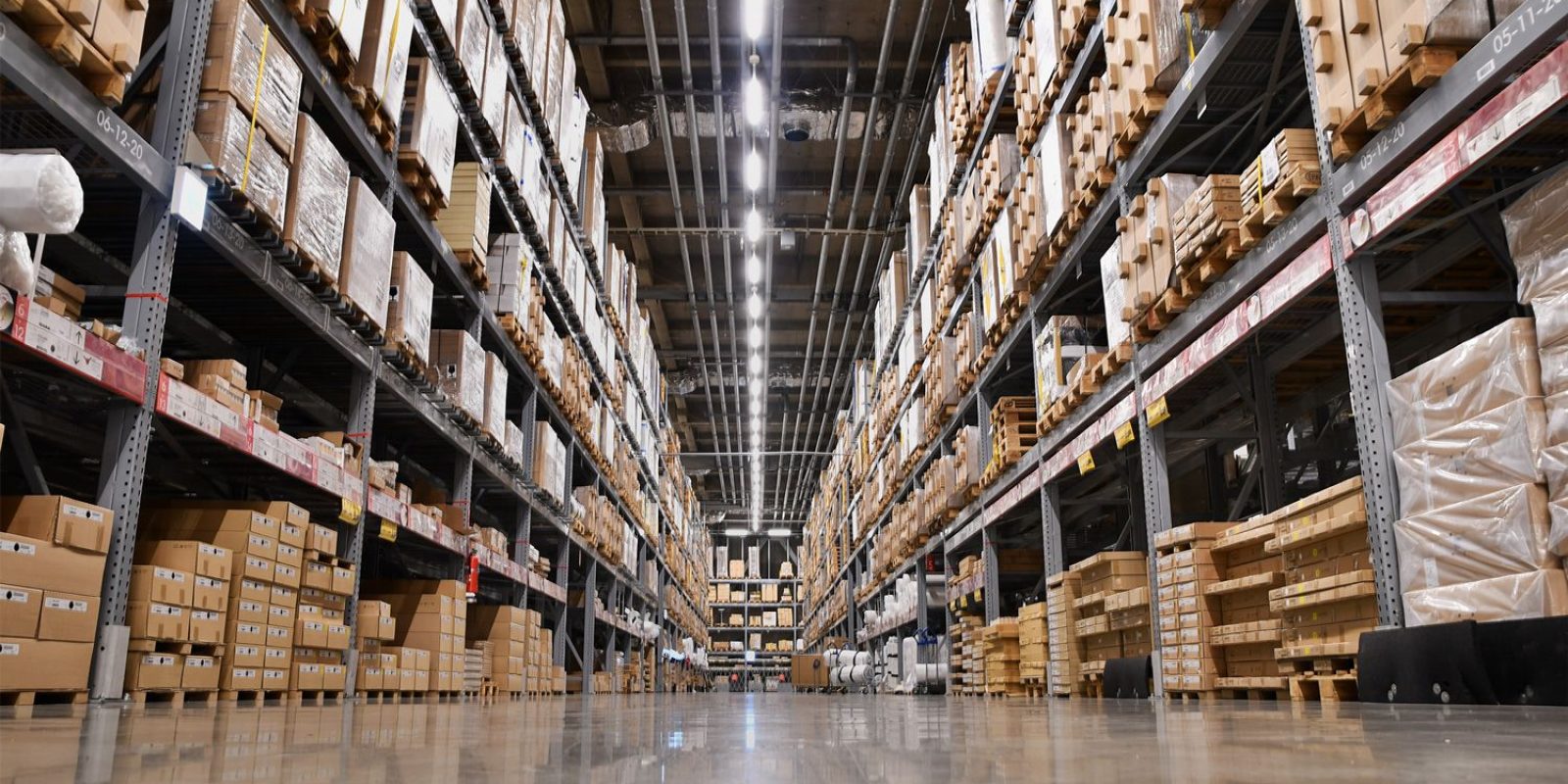 A photo from a distribution centre capacity analysis report from a distribution consulting firm..