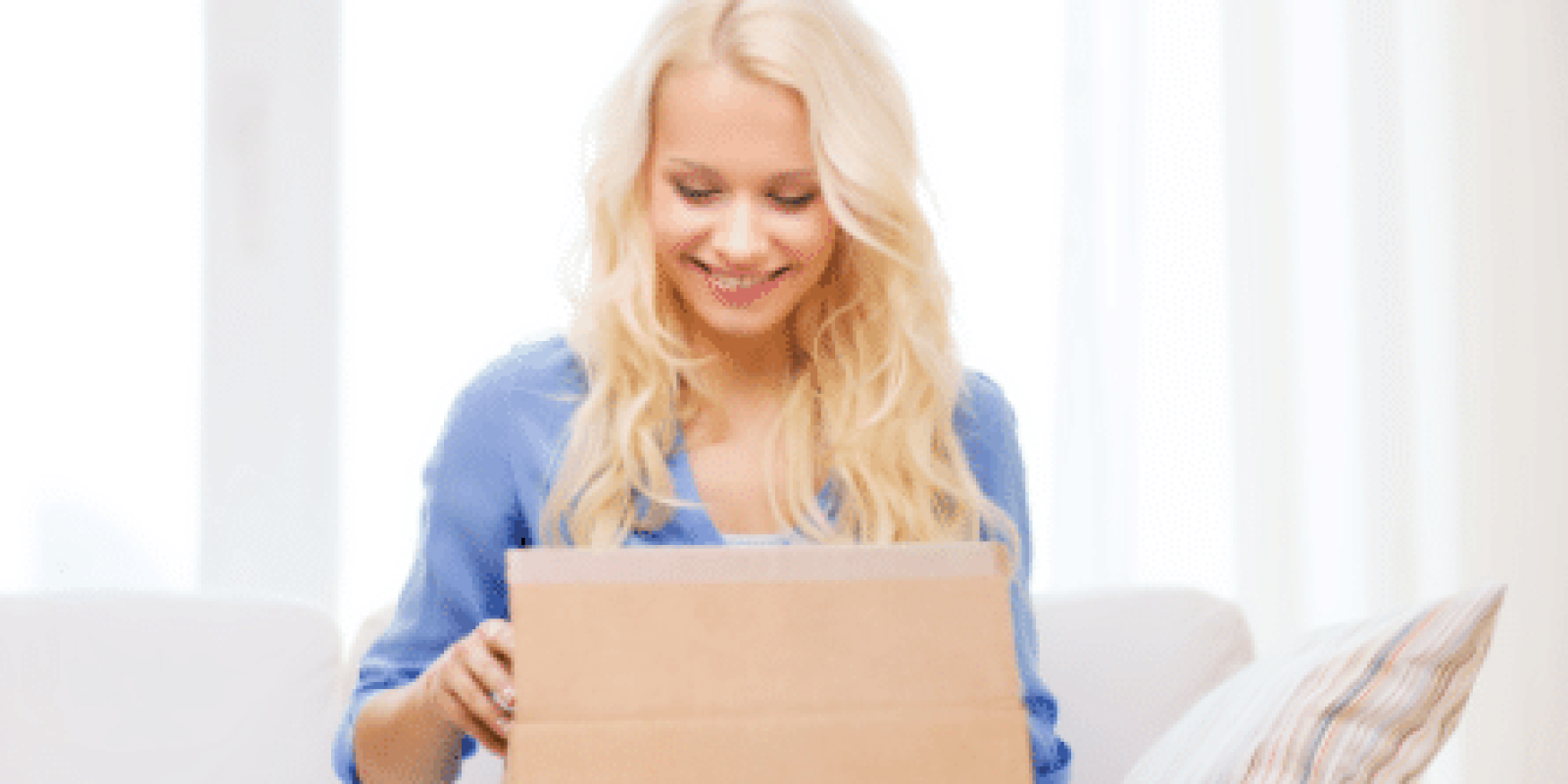 customer receiving a package