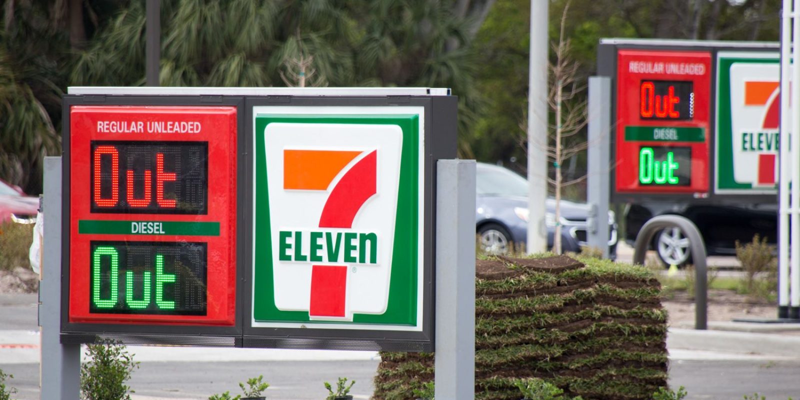 Gas station out of gas