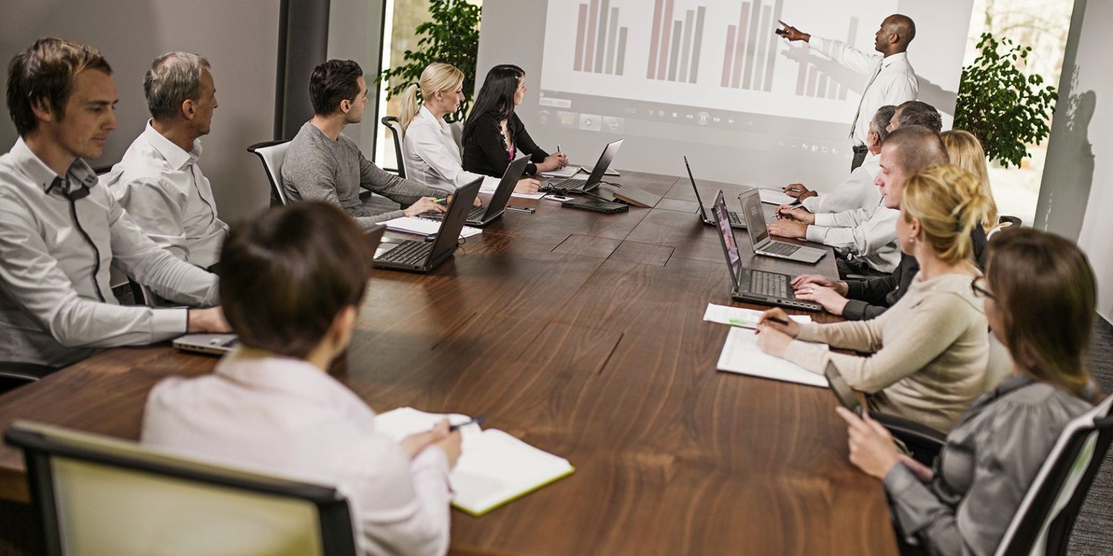 Conference room setup