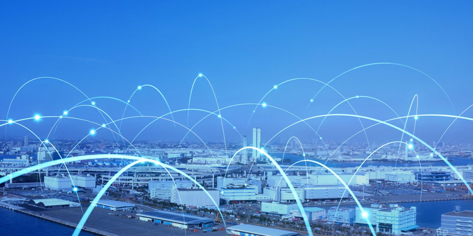Industrial,Technology,Concept.,Communication,Network.,Industry,4.0.,Factory,Automation.