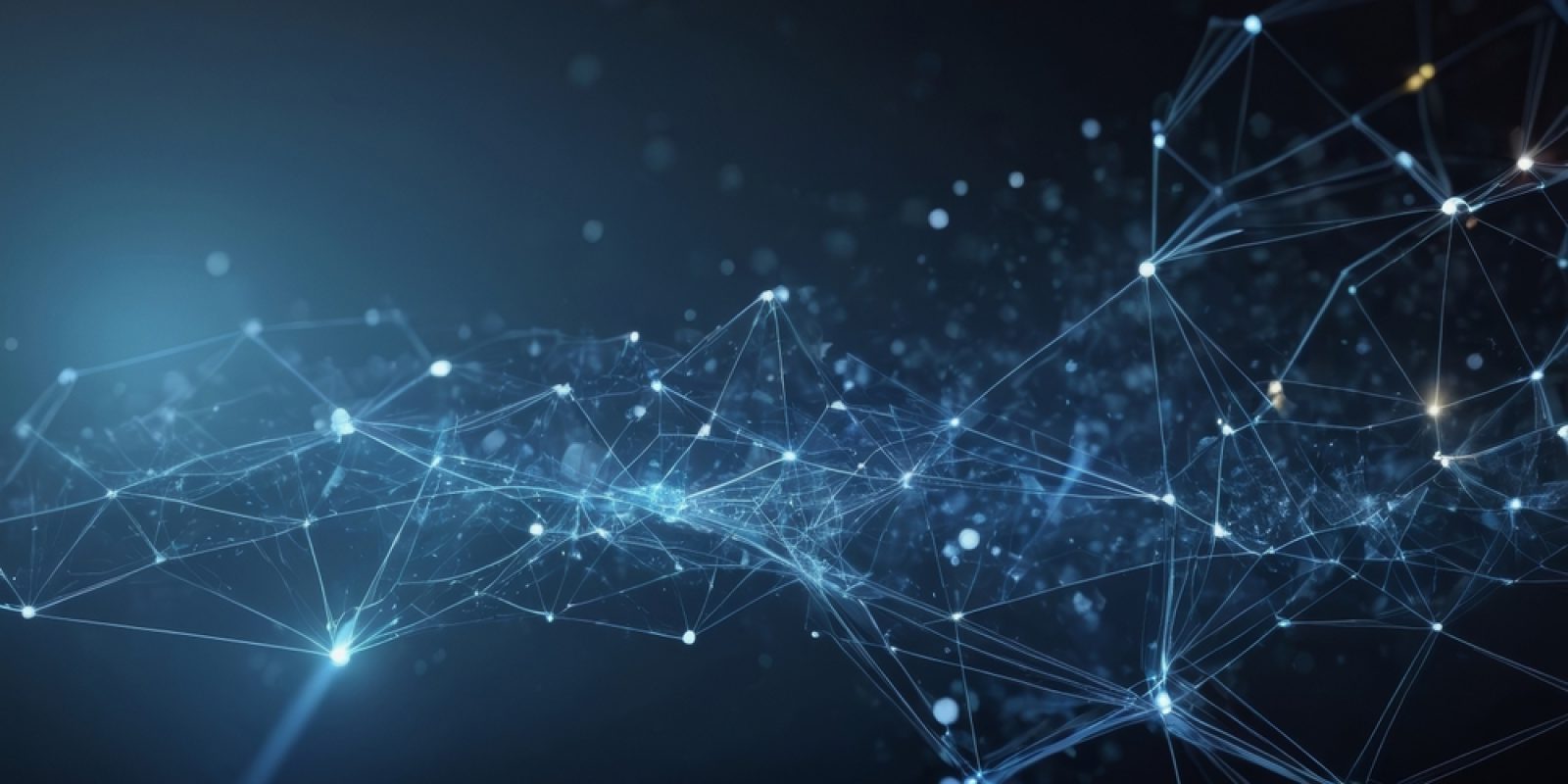 Dark,Blue,Tech,Background,Featuring,A,Glowing,Network,Design.,Modern
