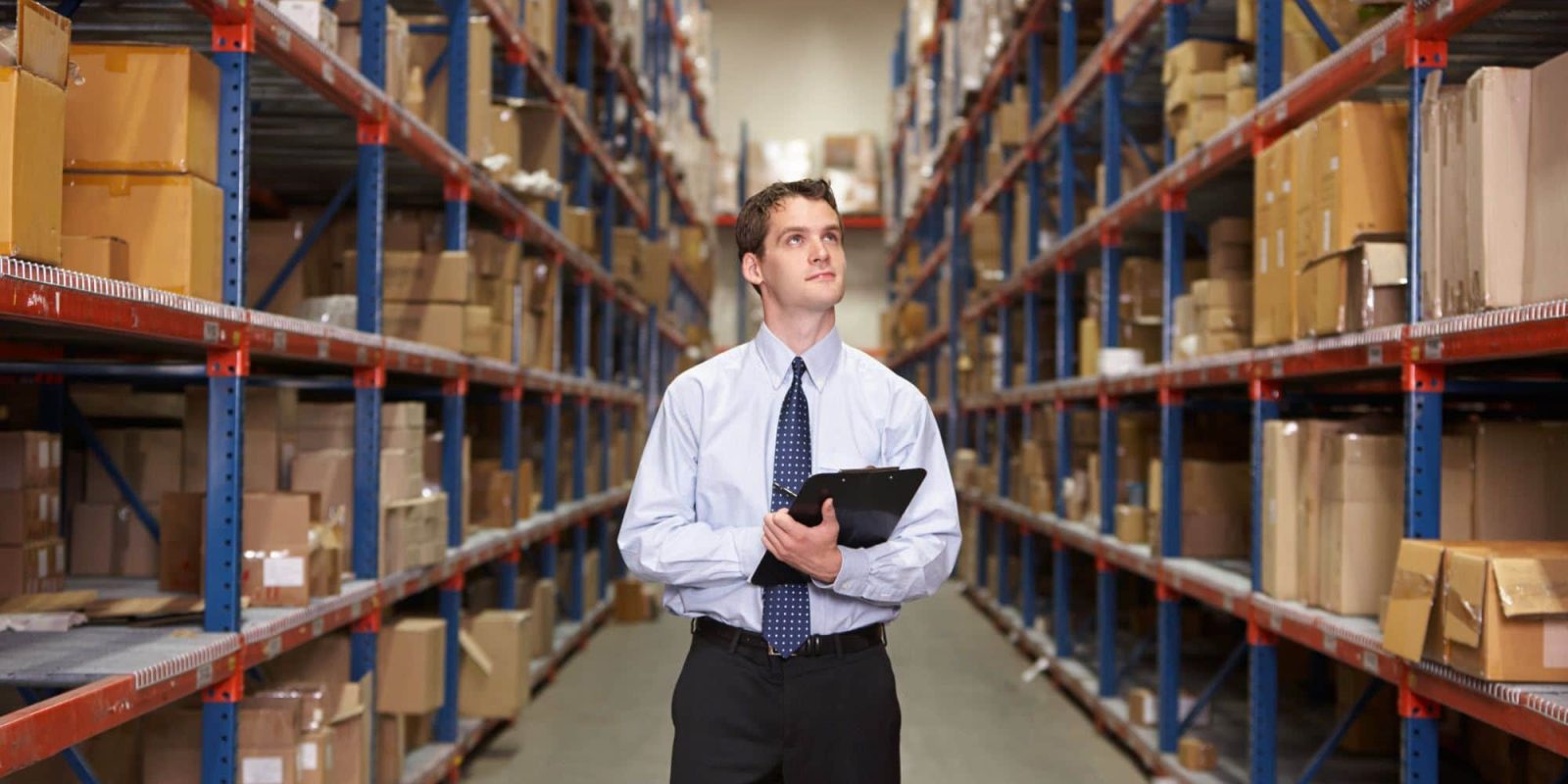 Manager in a warehouse