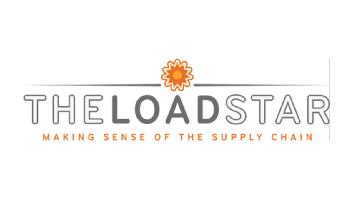 The Loadstar logo with an orange starburst design and the tagline Making Sense of the Supply Chain written below in orange.