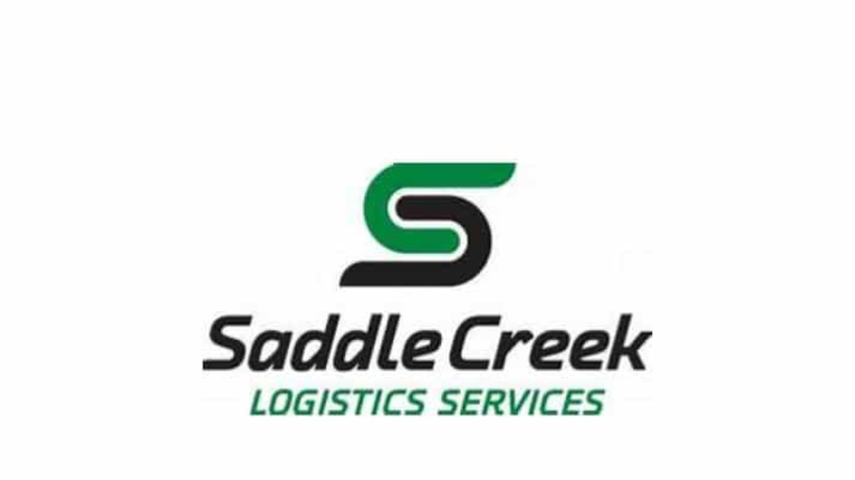 Saddle Creek Logistics Services logo featuring a stylized green and black S above the company name in black and green text on a white background.