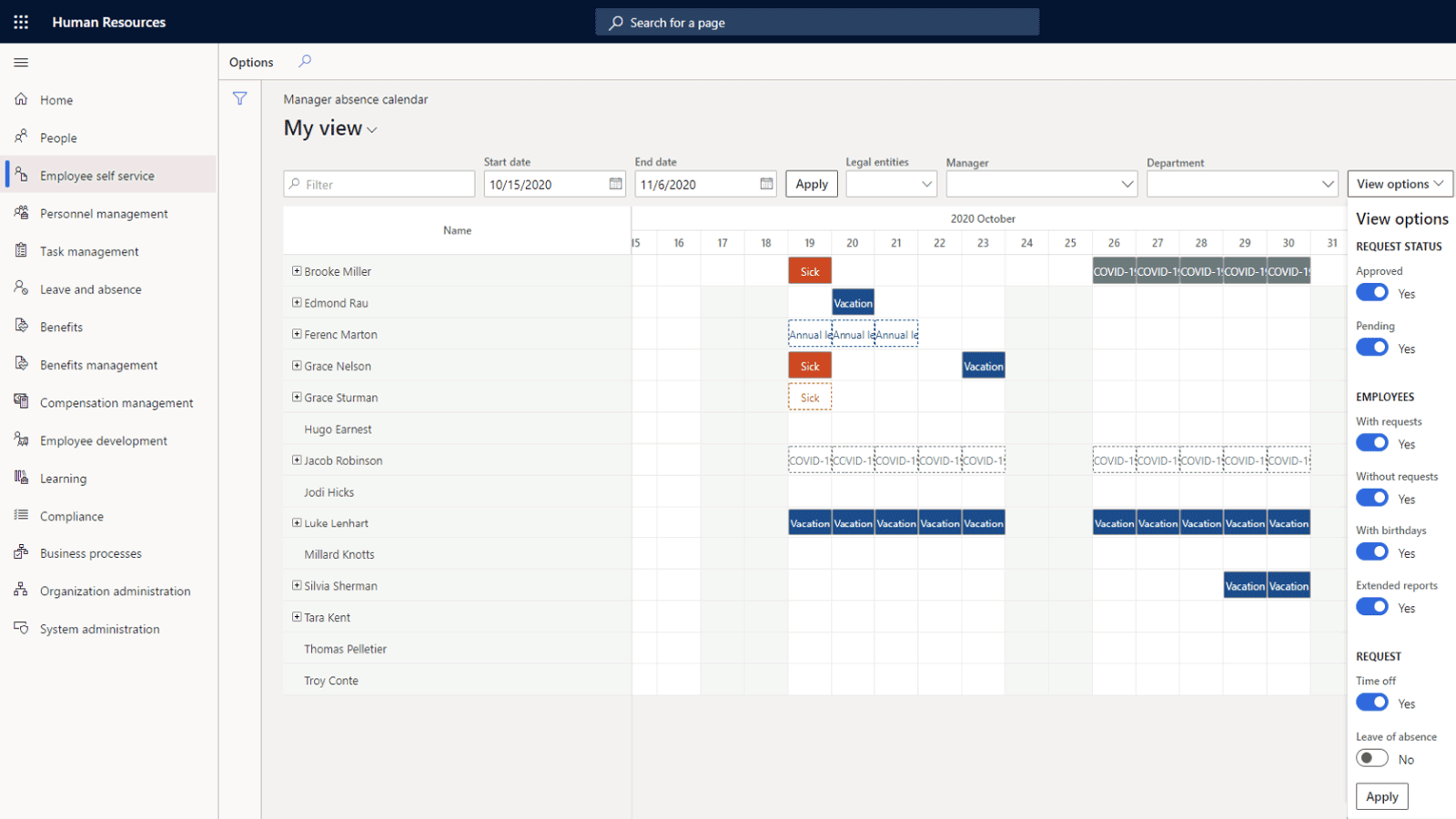 dynamics 365 control payables screen