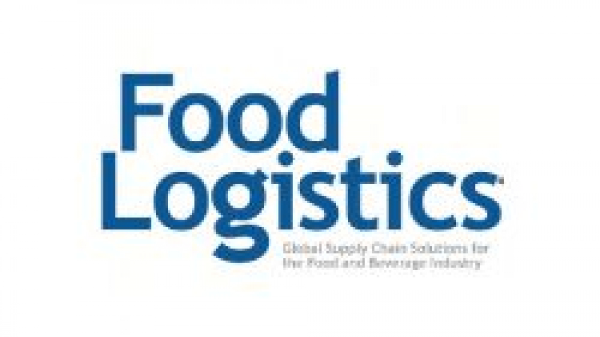 The Food Logistics logo with the tagline Global Supply Chain Solutions for the Food and Beverage Industry in blue text on a white background.
