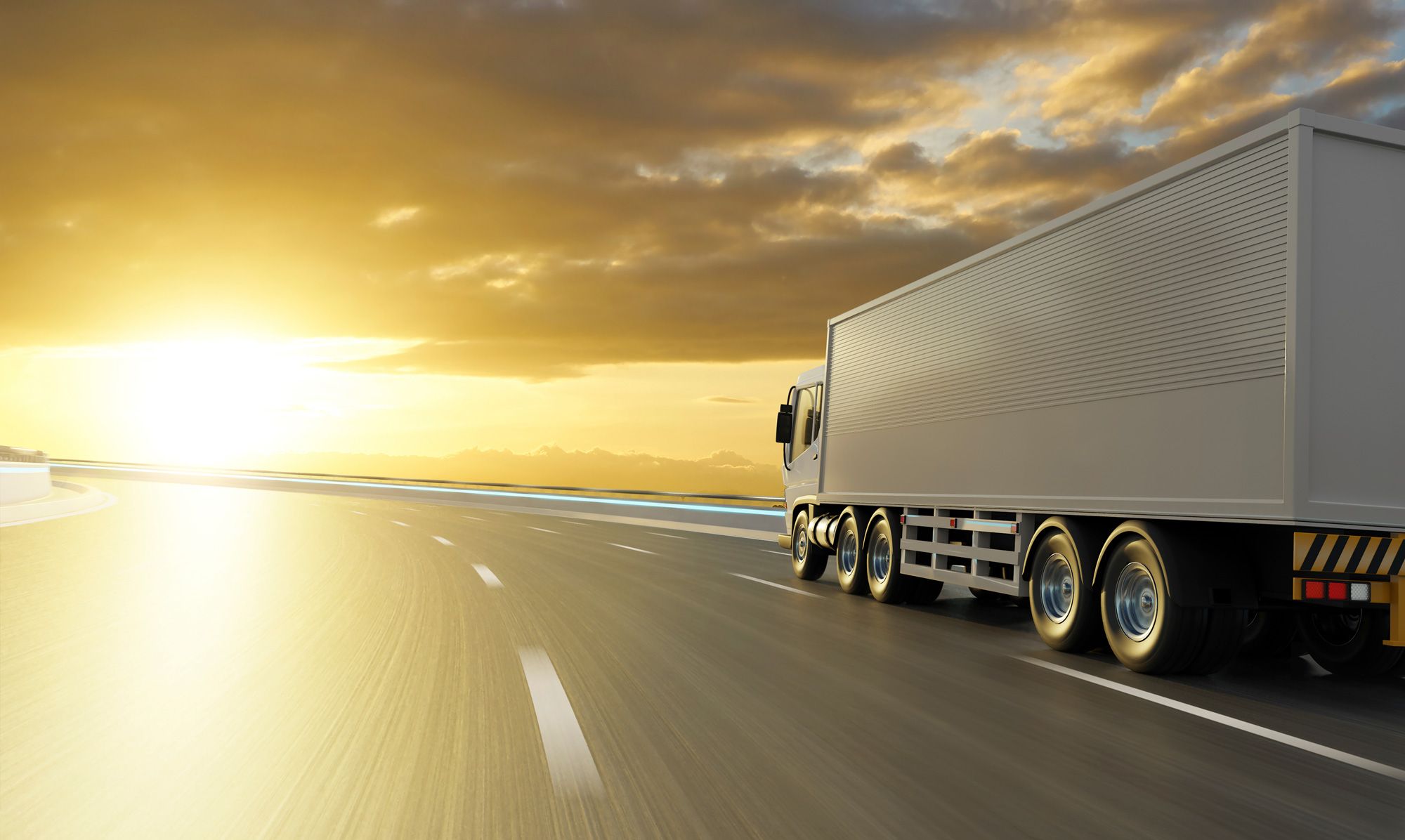 freight truck on highway