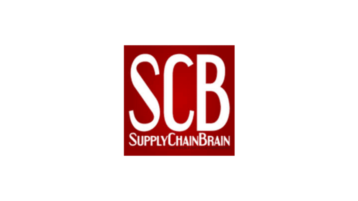 Red square logo with large white letters SCB and smaller text below reading SupplyChainBrain.