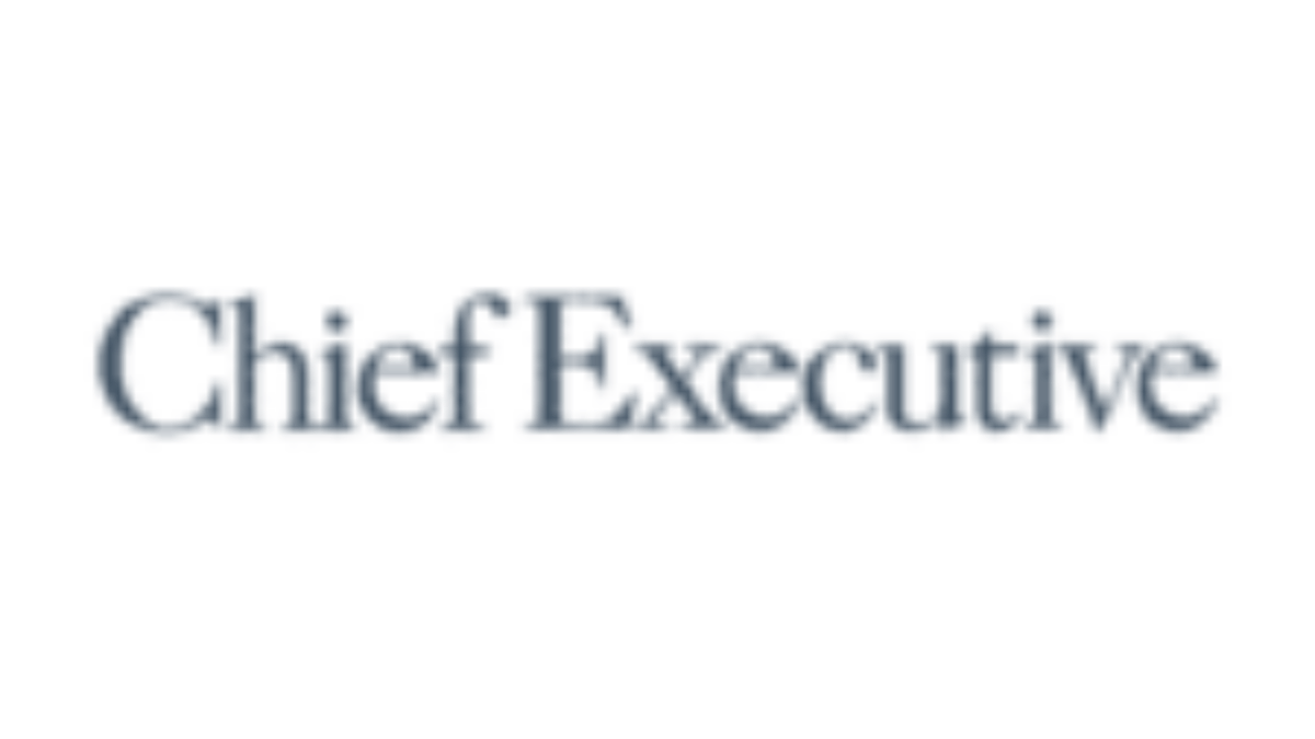 The image displays the words Chief Executive in a clean, serif font on a plain white background.
