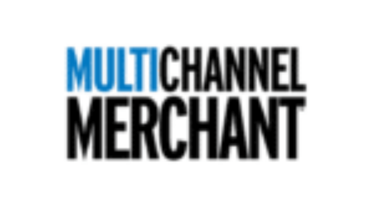 The image displays the logo MULTICHANNEL MERCHANT with MULTI in blue and the rest of the text in black, on a white background.