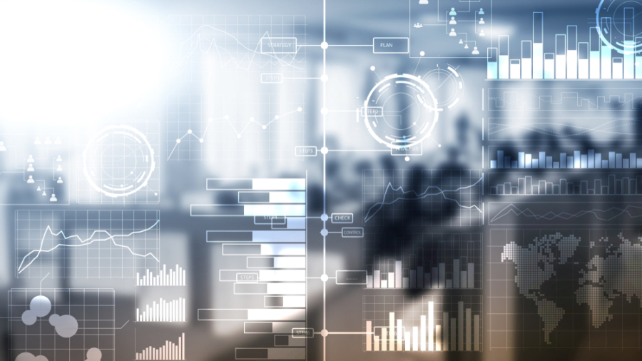 Business,Intelligence.,Diagram,,Graph,,Stock,Trading,,Investment,Dashboard,,Transparent,Blurred